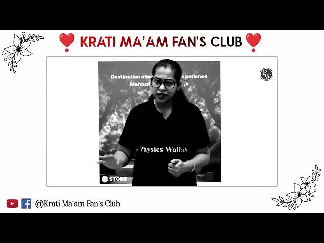 Destination Always Demand Patience | Krati Mam Motivation | Krati Ma'am Fan's Club #studyadvice