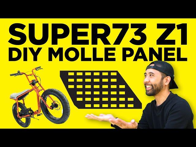 Make Your Own Super73 Z1 DIY Tactical MOLLE Panel | RunPlayBack