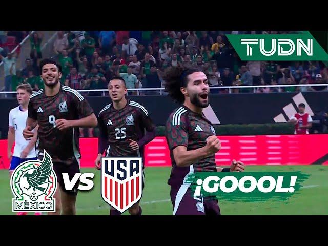 GOOOL ¡RAÚL LA PELEA Y EL CHINO HUERTA ANOTA! | México vs USA | Amistoso Internacional | TUDN