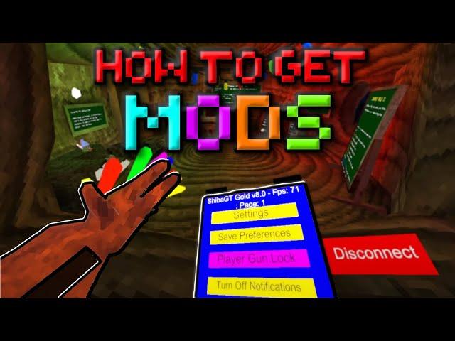 How to get MODS for Gorilla Tag! | Gorilla Tag Mods