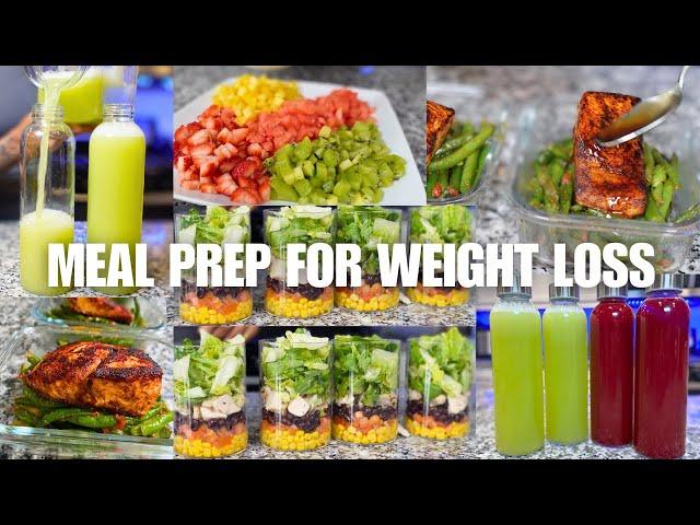 MEAL PREPPING FOR WEIGHT LOSS | RECIPES + TIPS & IDEAS!