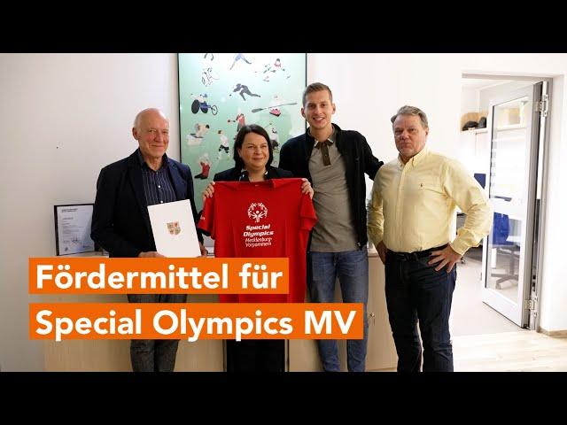 Fördermittel für den Special Olympics Landesverband MV