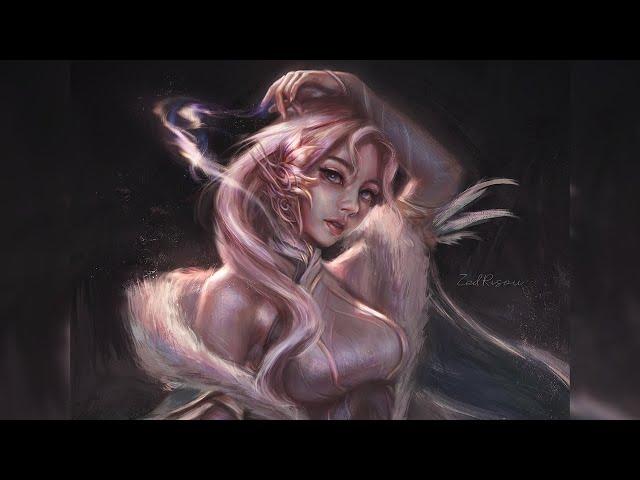 Drawing: Justine Florentino's Draw this in your style with his OC Mila | Digital painting timelapse