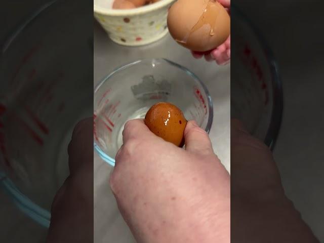 I can't believe she found this in an egg! 