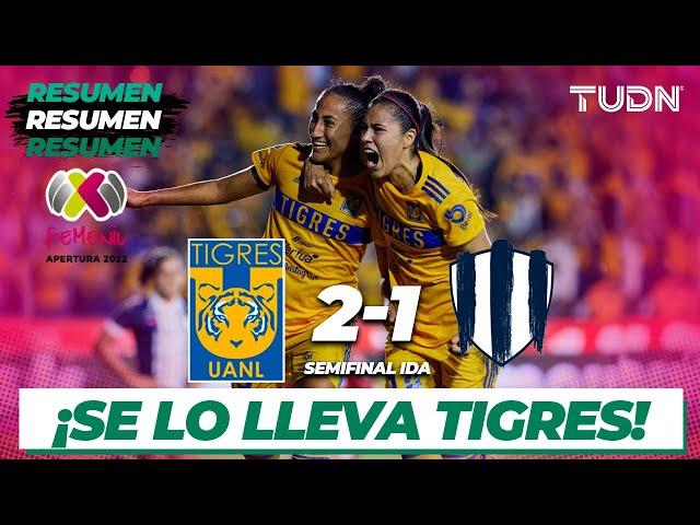 Resumen y goles | Tigres 2-1 Rayadas | Liga Mx Femenil AP2022 -Semis | TUDN