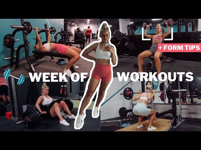 WEEK OF WORKOUTS // MY CURRENT TRAINING SPLIT