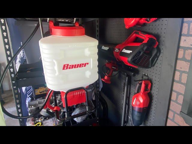 Bauer 20V 4 Gallon Backpack Sprayer Review