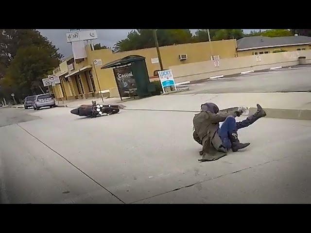 When wheelies attack! Crazy Klaus eats pavement!