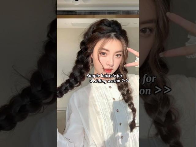 You must try this hairstyle #wedding #aesthetic #hairstyle