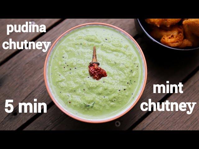 pudina chutney recipe | mint chutney | पुदीने की चटनी | pudina chatni