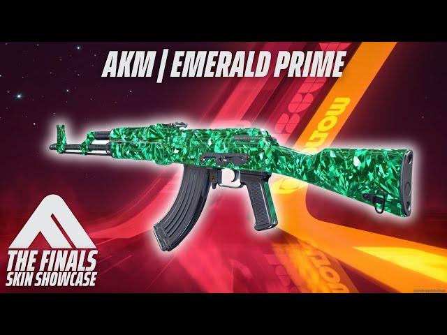 AKM EMERALD PRIME Skin Review | The Finals Season 3 Ranked Reward(World Tour)