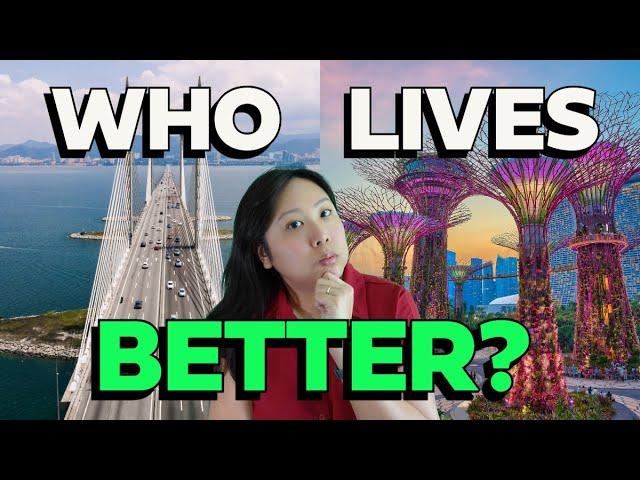 STANDARD Of Living Comparison Between MALAYSIA & SINGAPORE With Real Examples