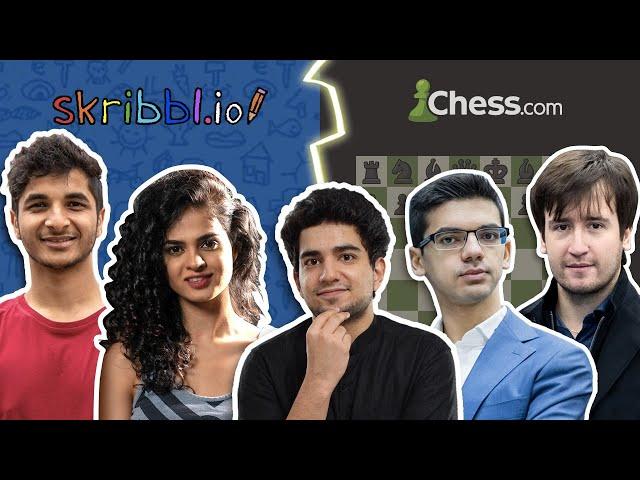 CHESS or SCRIBBLE ft. Anish, Vidit, Radjabov, Tania, Adhiban