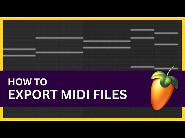 How to Export Midi in FL Studio 21