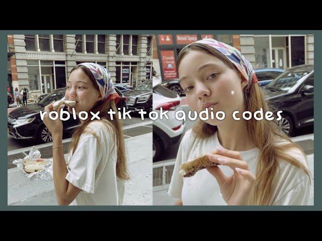 tik tok roblox audio id codes