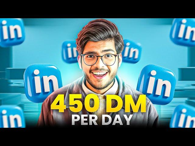 How do I send 450+ cold LinkedIn DM's on Autopilot per day without getting BANNED