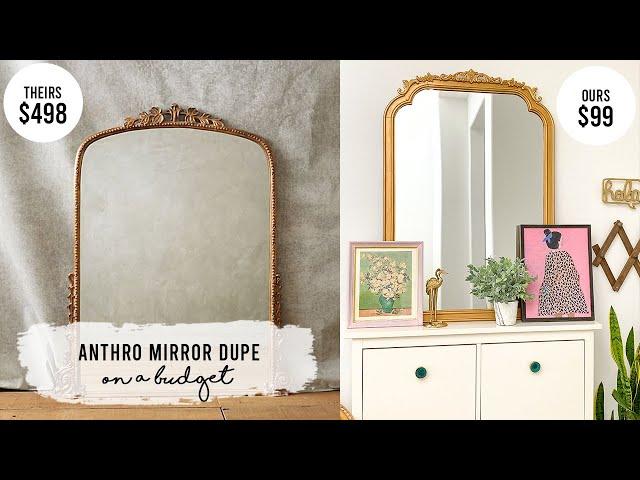 Anthropologie Mirror Dupe (make this mirror for way less)