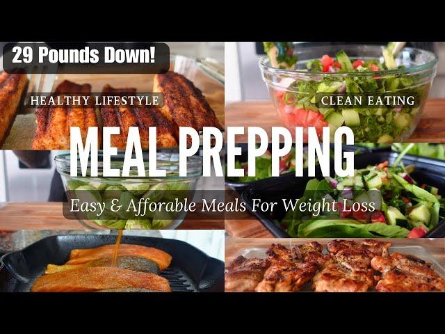 29 Pounds Down!! | Meal Prepping For Weight Loss | Meal Ideas + portion Control