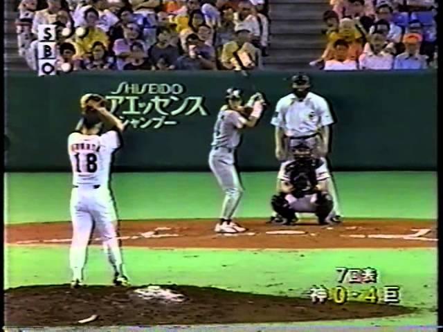 1994 桑田真澄  8  セリーグ最多奪三振１６個で完封