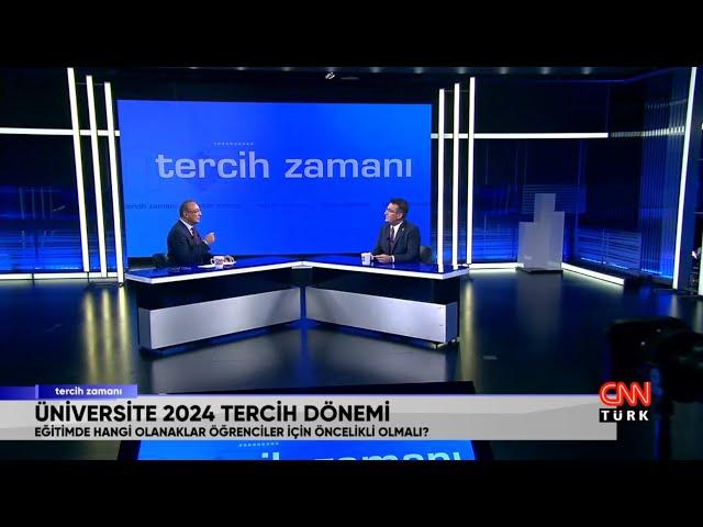 CNN Türk "Tercih Zamanı" İYTE Rektörü Prof. Dr. Yusuf Baran (27.07.2024)