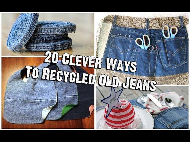 20 Clever Ways To Recycled Old Jeans