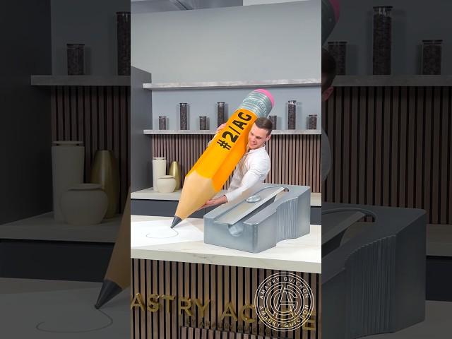 Chocolate Pencil & Sharpener! ️ This one is for everyone who used to bite their pencil as a kid!
