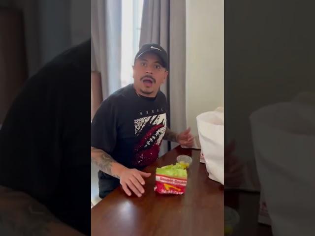 Mexican Husband Learning About Protein Style Burgers. #short #shortvideo #youtubeshorts