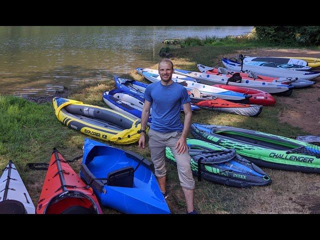 Comparing speeds of 20 inflatable kayaks + more