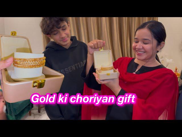 Gold ki choriyan kisny gift ki | Sitara yaseen vlog