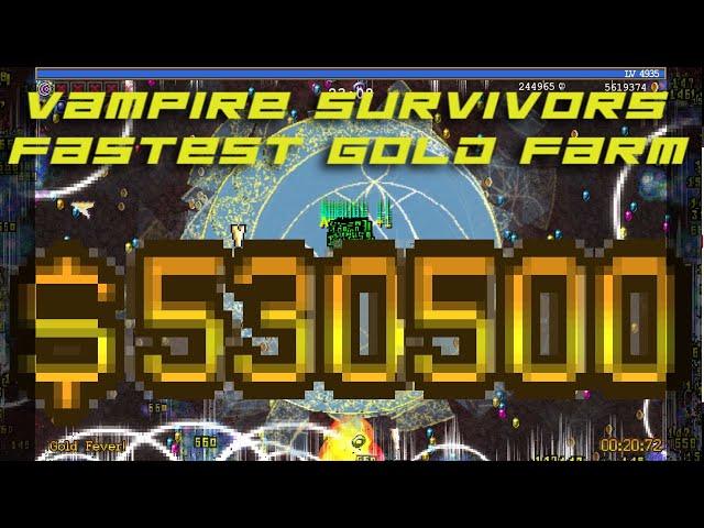 Vampire Survivors Trouser Insane Gold Farm  #gaming #game #goldfarm #vampiresurvivor