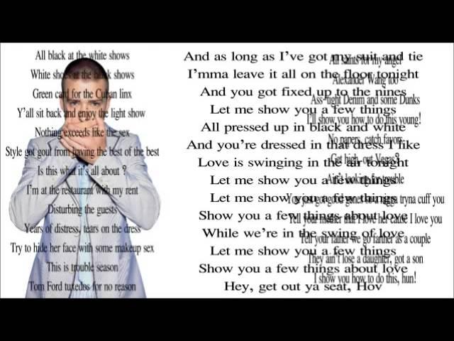 Justin Timberlake ft. Jay-Z - Suit & Tie (Lyrics) Video