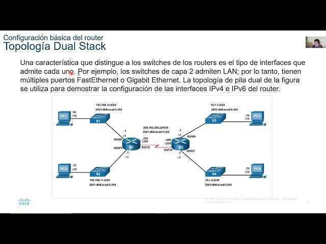 CCNA SRWE v7.02 - Módulo 1 - Configuración básica del dispositivo