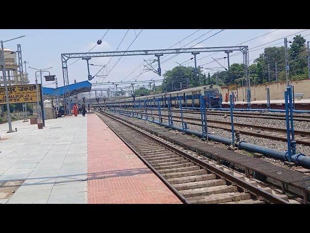 Madly Honking Sahibganj Jamalpur Memu Special arriving at its Final Destination Jamalpur Junction