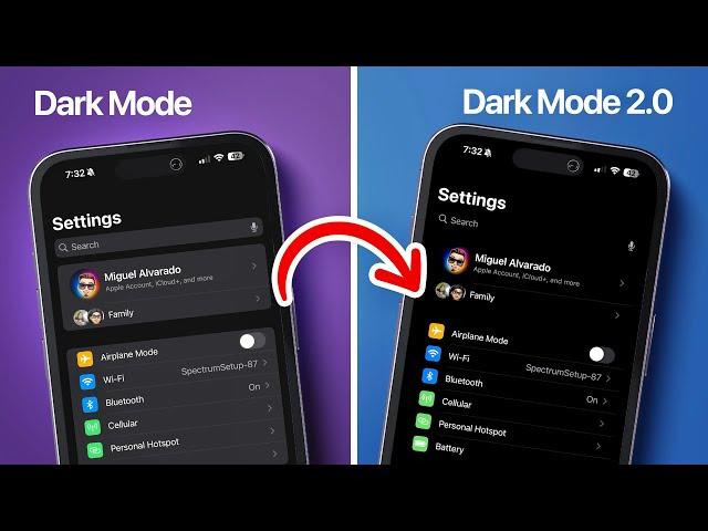 Enable SUPER DARK MODE on iPhone (iOS 18 Update)