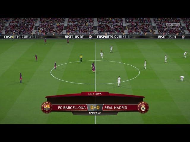 FIFA 16 Predicts: FC Bacelona vs Real Madrid| El Clasico |Lengendary Difficulty| by Pirelli7