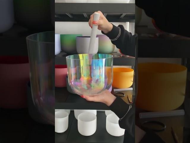 CVNC Alchemy Cosmic Light Clear Quartz Crystal Singing Bowl