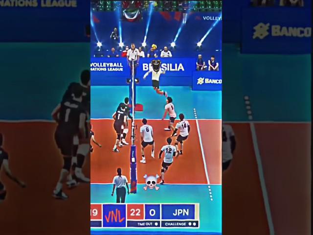 Japan and Haikyuu Moments  #volleyball #sportsaga #volleyballworld #epicvolleyball #shorts #views