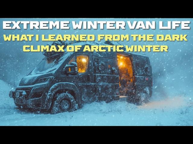 Surviving My 2nd Winter of EXTREME Van Life. Blizzard, Snow Storm Camping & Freezing Cold Camper Van