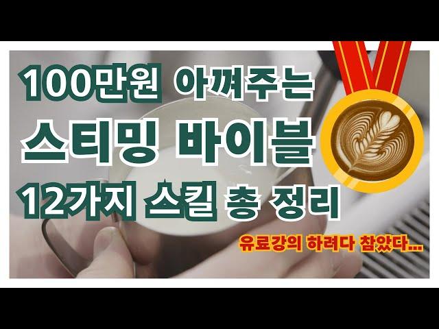 스티밍 잘하는법 이 영상 하나로 100만원 아낄 수 있어요 실제강의 압축본