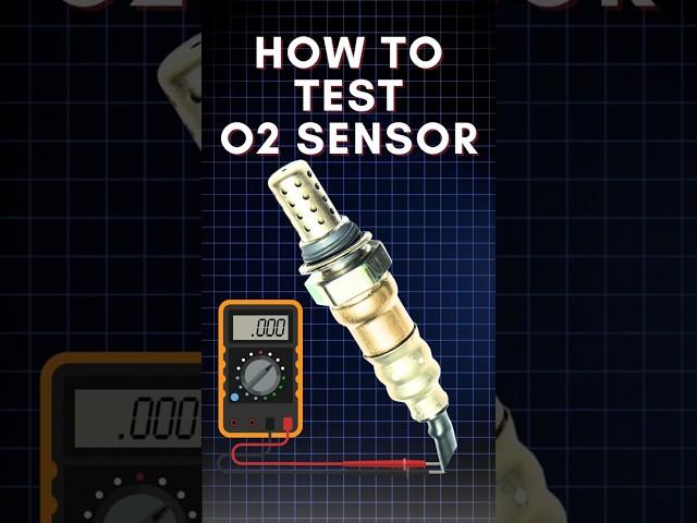 How to Test Heated Oxygen Sensor. #automobile #carrepairtips #carmaintenancetips #carinspection