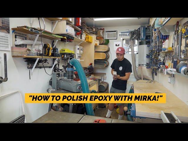 How To Polish Epoxy with Mirka Abrasives & Mirka Polisher