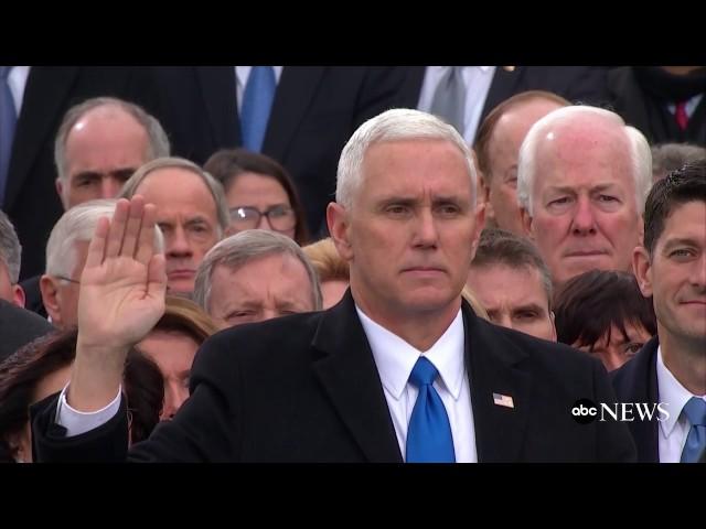 Mike Pence Takes Oath of Office | ABC News