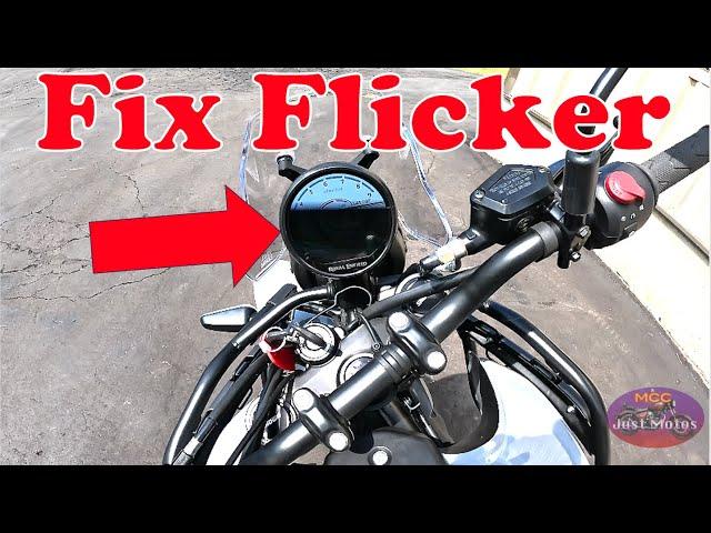 GOPRO Moto-Vloggers - Fix the Flicker on 2025 Royal Enfield Himalayan / Guerrilla Display