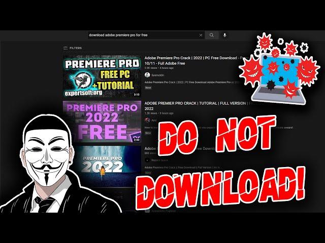 Don't Download Adobe Premiere Cracked! (You Will Get Hacked)