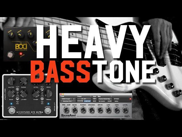 How to Get a Heavy Bass Tone for Rock/Metal In the Box! (3 plugins)