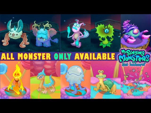 The Lost Landscapes - All New Monsters NOT Available in My Singing Monsters [New update]