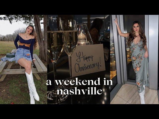 a romantic weekend in nashville! parthenon, anniversary celebration, broadway 