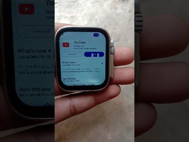 youtube  all apps code  in t800 ultra smart watch #beat #bass #music #instrumental #backgroundmus