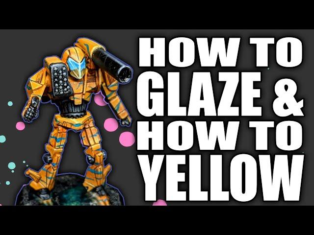 Battletech: Taurian Concordat, Pleiades Hussars. Painting Yellow, & How to Glaze