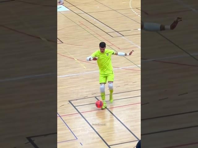 He’s definitely got skills  #futsal #goalkeeper #skills #shorts